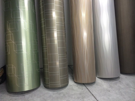 Decorative Metal Column Covers | Bespoke wall coverings | Moz Designs