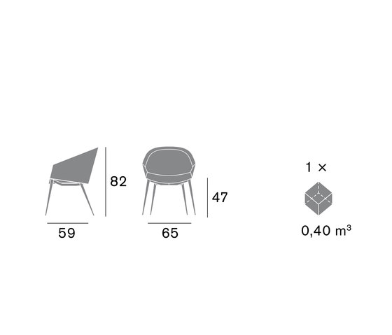 Gaba 1540 PO b51f | Chairs | Cizeta