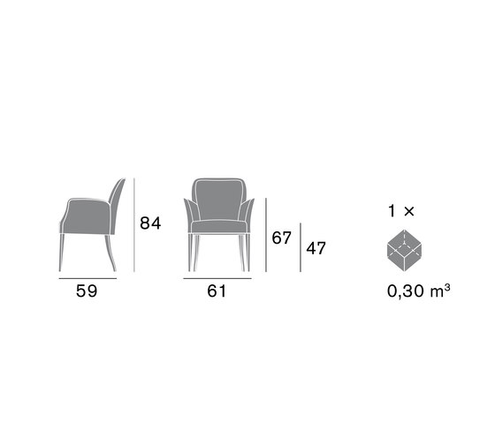 Missy 1630 PO b93f | Chairs | Cizeta