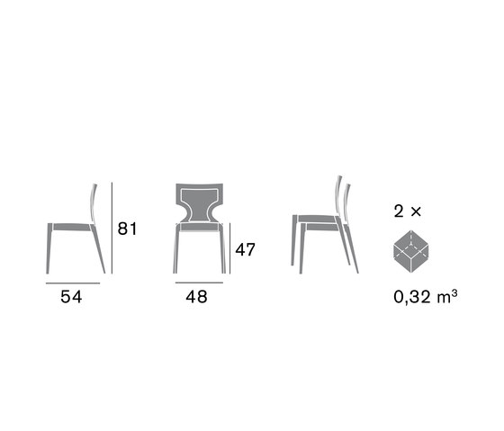 Sendy 152 3 SE | Chairs | Cizeta