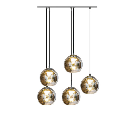Kubric So - Cluster of 5 | Suspended lights | Contardi Lighting
