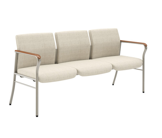 Confide Guest Three Seat Tandem No Center Arms or Legs | Bancs | National Office Furniture