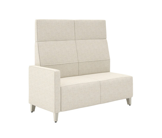 Fringe High Back Two Seat Lounge Single Arm | Sofas | National Office Furniture