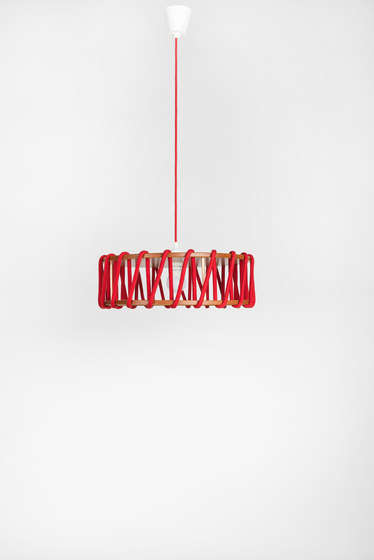 Macaron Pendant Lamp, red | Suspended lights | EMKO PLACE