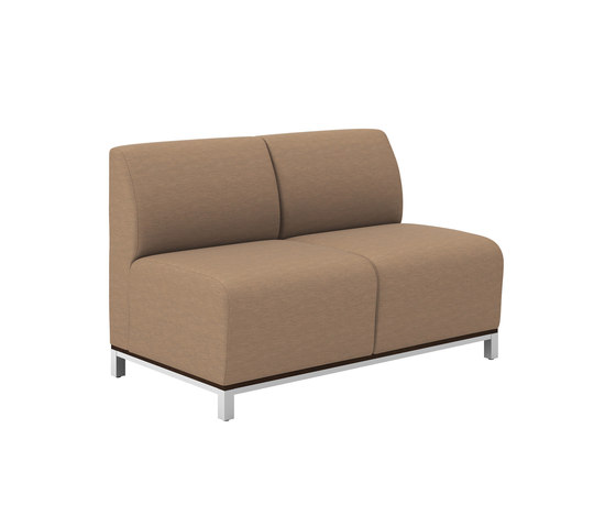 Swift Two Seat Lounge Armless | Canapés | National Office Furniture