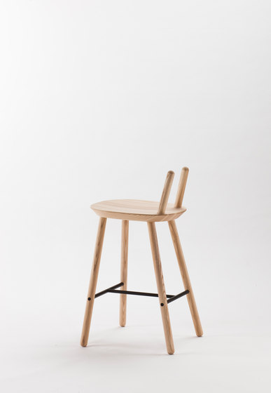 Naïve Semi Bar Chair, natural ash | Bar stools | EMKO PLACE
