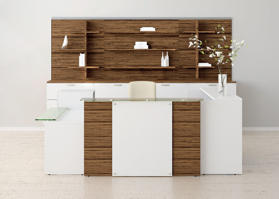 WaveWorks Desk | Mostradores | National Office Furniture