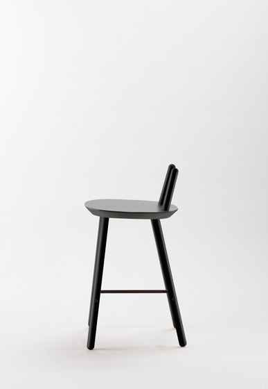 Naïve Semi Bar Chair, black | Sgabelli bancone | EMKO PLACE
