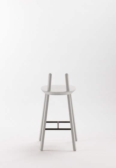 Naïve Semi Bar Chair, grey | Taburetes de bar | EMKO PLACE
