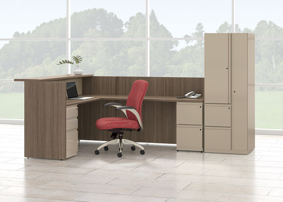 WaveWorks Desk | Mostradores | National Office Furniture