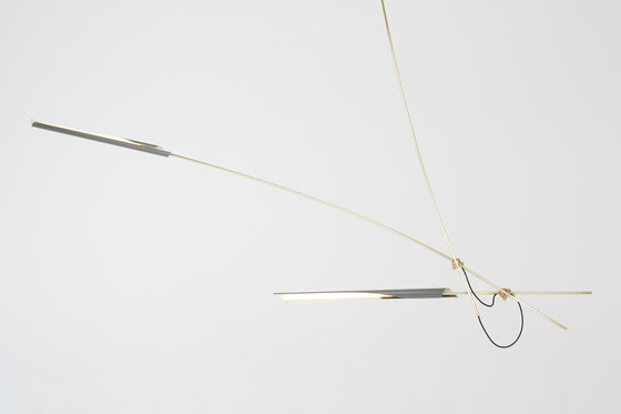 Otto Two Arm Pendant No 444 | Lámparas de suspensión | David Weeks Studio