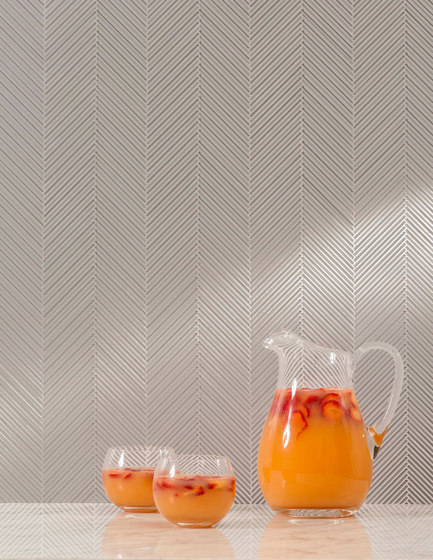 Ikat Dove Gray (Clear & Frosted) | Glas Mosaike | AKDO