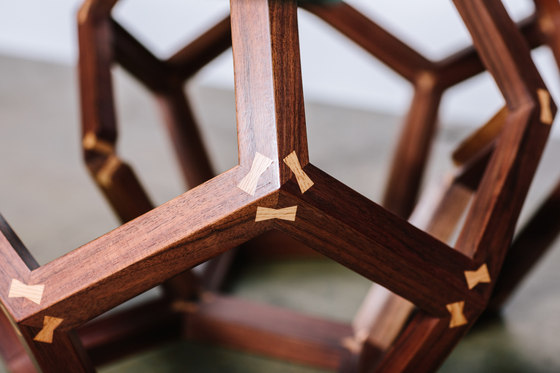 The Walnut Split Polyhedron | Mesas de centro | Bellwether Furniture