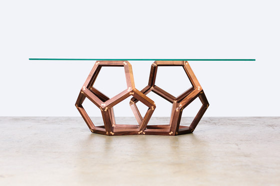 The Walnut Split Polyhedron | Coffee tables | Bellwether Furniture