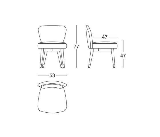 Olivia Chair | Stühle | black tie