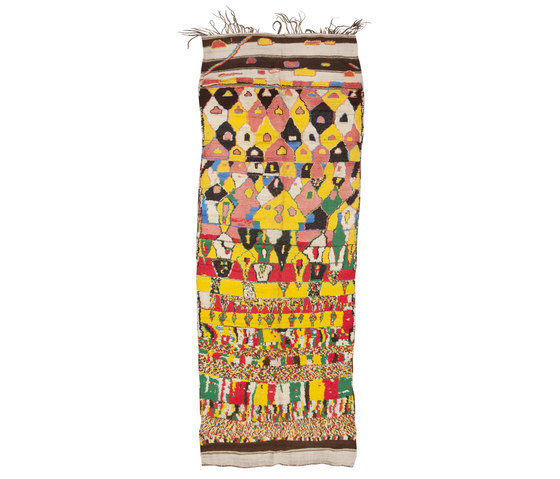 Colorful Vintage Mid Century Moroccan Rug | Tapis / Tapis de designers | Nazmiyal Rugs