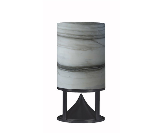 Cylinder Medium premium stones zebrino | Speakers | Architettura Sonora