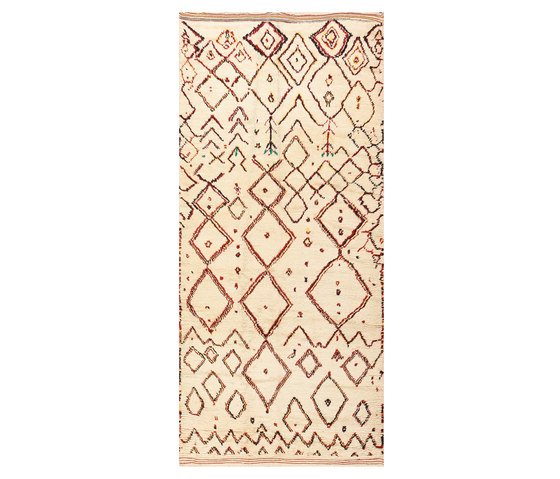 Vintage Beni Ourain Moroccan Berber Rug | Tapis / Tapis de designers | Nazmiyal Rugs