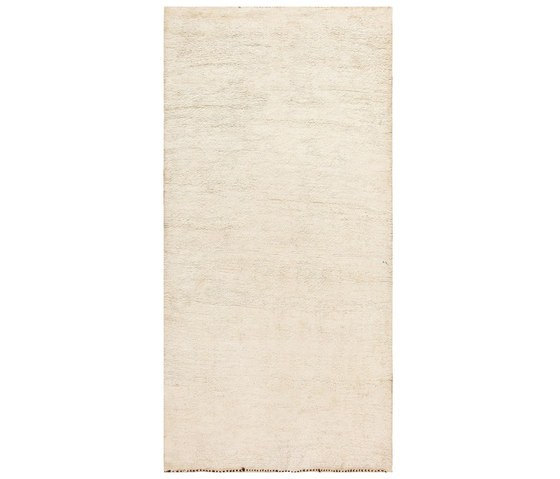 Vintage Ivory Moroccan Beni Ourain Rug | Formatteppiche | Nazmiyal Rugs