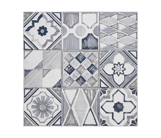 Betonstil MixDecò Deep Navy satin | Ceramic tiles | TERRATINTA GROUP