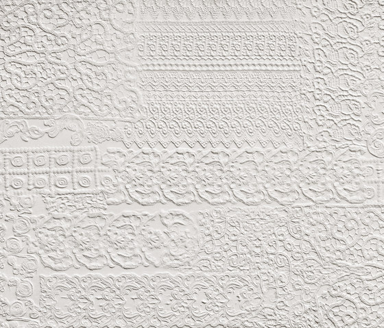 Arte Pura Rilievi Bianco | Keramik Platten | Refin
