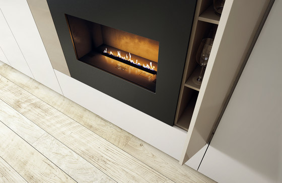 Roomy | fireplace module | Cabinets | CACCARO