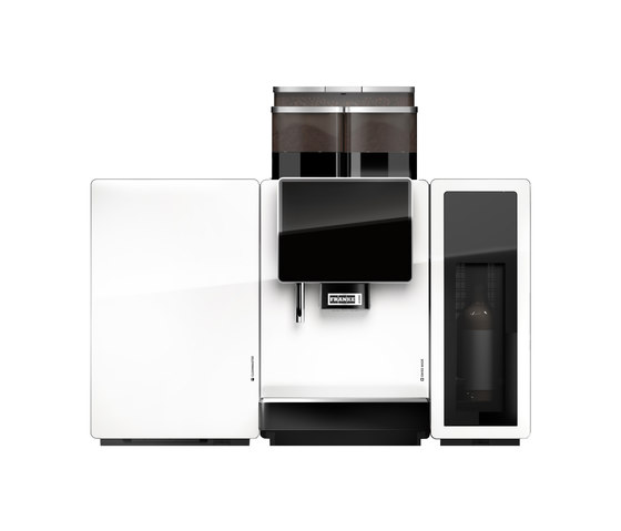 A1000 coffee machine with milk frother, gloss white | Coffee machines | Franke Kaffeemaschinen AG