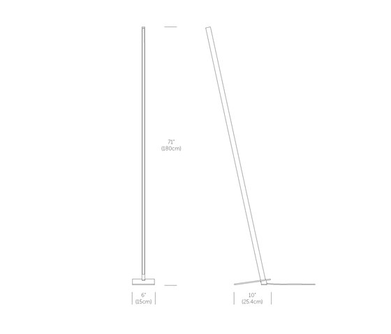 6 ft Floor Torch | Lampade piantana | STICKBULB