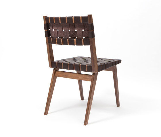 Woven Leather Dining Chair | Chaises | Smilow Design