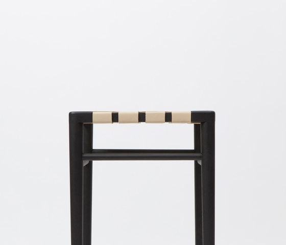 Woven Leather Stool | Sgabelli bancone | Smilow Design