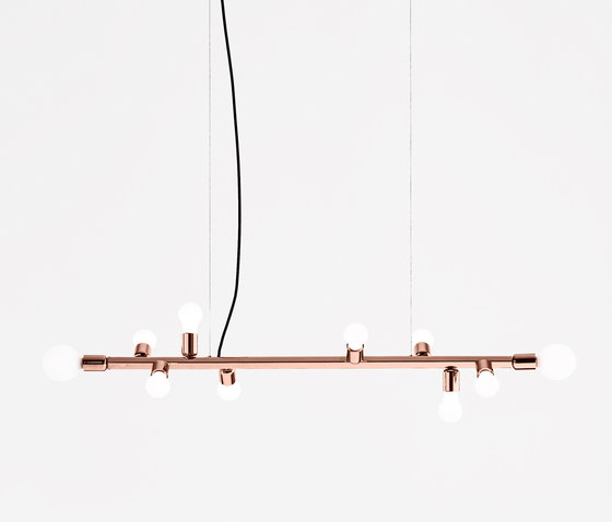 Party hanging lamp copper | Pendelleuchten | almerich