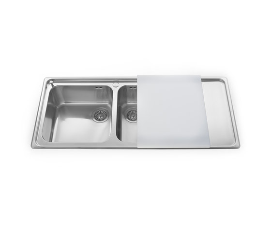 Built-in sink Basic 117/2V1SL | Kitchen sinks | ALPES-INOX