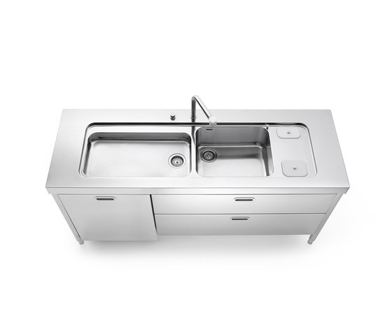 Sinks 190 Kitchens | Kitchen sinks | ALPES-INOX