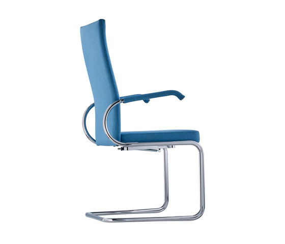 D29P Cinetic cantilever chair upholstered seat | Chairs | TECTA
