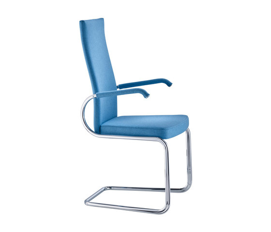 D29P Cinetic cantilever chair upholstered seat | Sedie | TECTA