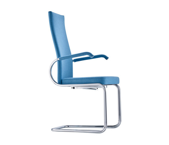 D29P Cinetic cantilever chair upholstered seat | Sedie | TECTA