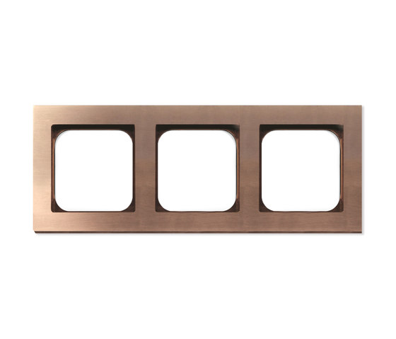 Frame 3-Soft Copper | Sockets | Basalte