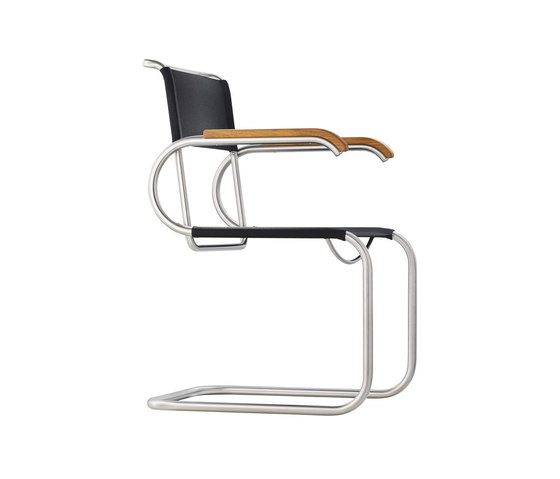 D40 Bauhaus-cantilever chair with armrests | Chaises | TECTA