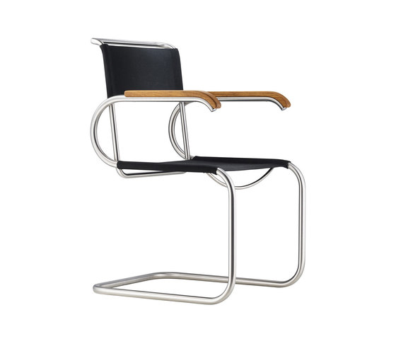 D40 Bauhaus-cantilever chair with armrests | Chaises | TECTA
