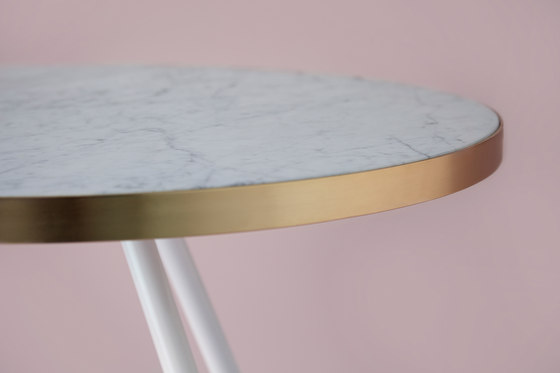 Band marble dining table | Dining tables | Bethan Gray