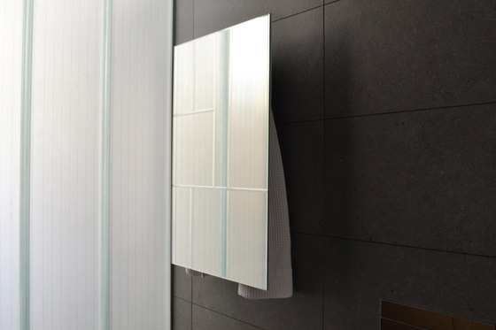 Geometrici towel warmer rectangle mirror design 2 | Miroirs | mg12
