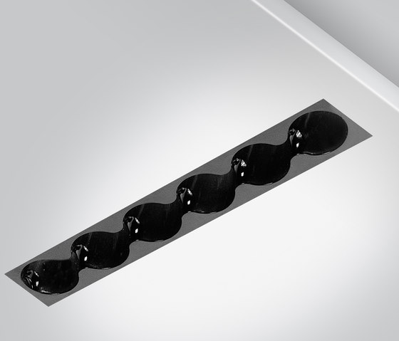 Rigo 50 | GCO trim singlemodule black | Lámparas empotrables de techo | Arcluce