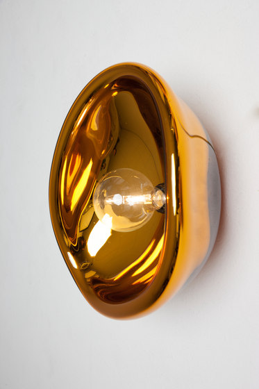 Aurum glass lamp gold | Wall lights | Tuttobene
