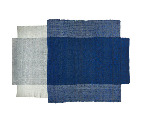 Nobsa | rug large, blue/mint/cream | Alfombras / Alfombras de diseño | Ames