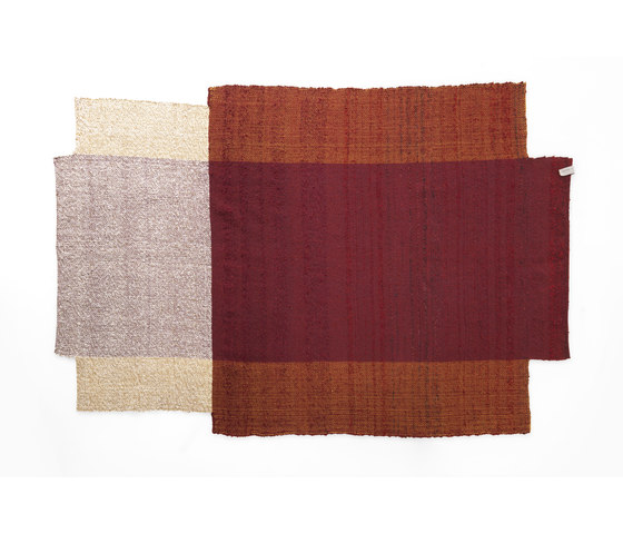 Nobsa | rug medium, red/ochre/cream | Tapis / Tapis de designers | Ames