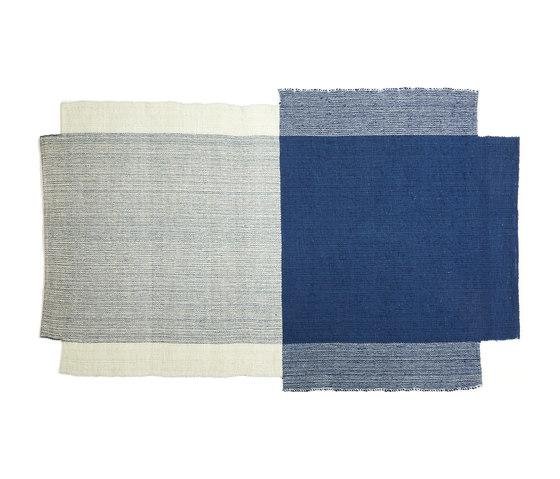 Nobsa | rug small, blue/mint/cream | Alfombras / Alfombras de diseño | Ames