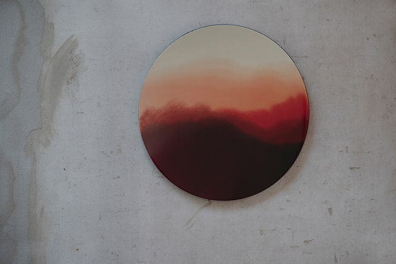 Picturesque Coloured Mirror Round | Spiegel | Tuttobene