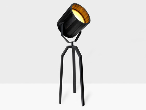 Big Barrel Lamp Black for New Duivendrecht | Luminaires sur pied | Tuttobene