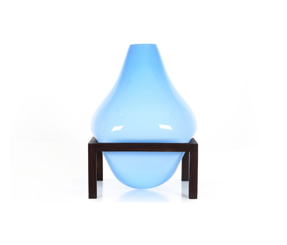 Round Square Blue Bubble | Vases | Tuttobene