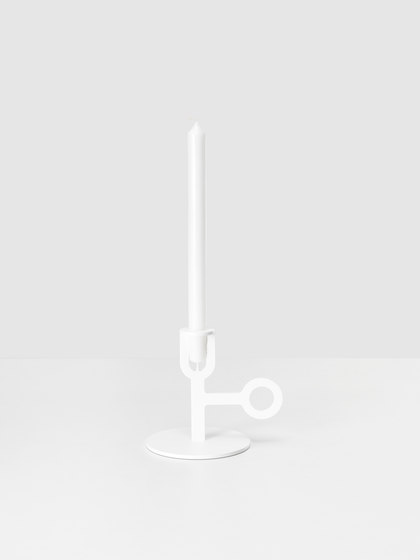 Carry On Low White for New Duivendrecht | Candlesticks / Candleholder | Tuttobene